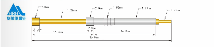 PH-3M3、 PH系列探針、探針尺寸、測(cè)試探針圖片、三尖探針圖片、頂針圖片、彈簧探針圖片