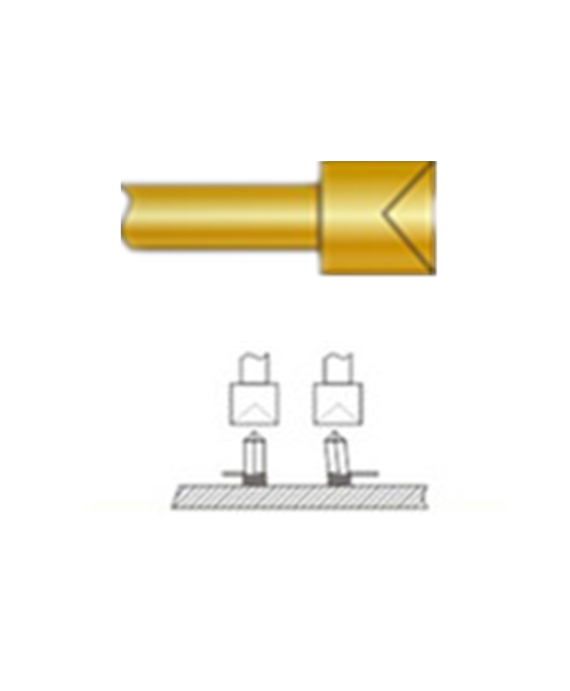 杯頭探針、探針用法圖、探針原理圖、測(cè)試探針圖片