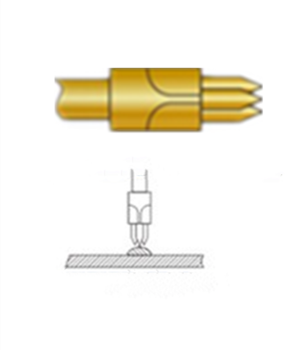 三尖頭探針、探針用法圖、探針原理圖、測(cè)試探針圖片