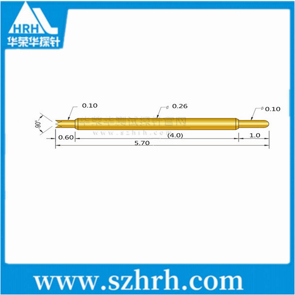 026-UJ-5.7L，華榮華雙頭測(cè)試探針廠家