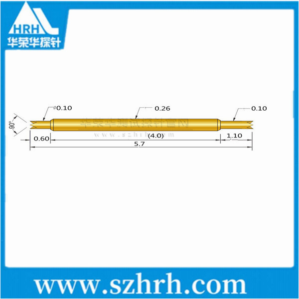 026-UU-5.7L，華榮華雙頭測(cè)試探針廠家