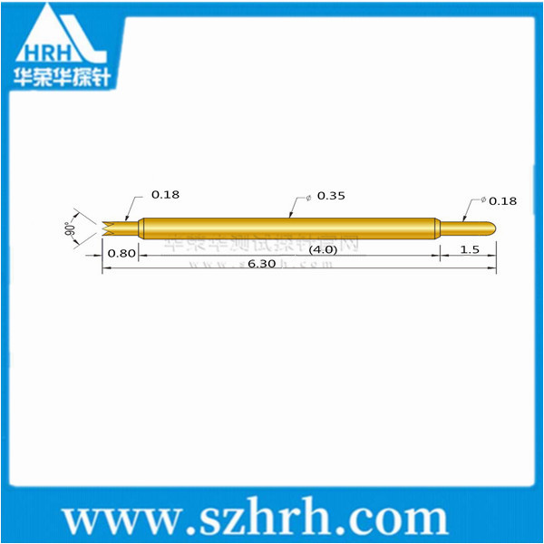 035-UJ-6.3L ，華榮華雙頭測試探針廠家