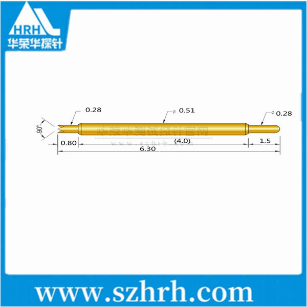 0.51-UJ-6.3L ，華榮華雙頭測(cè)試探針廠家